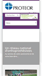 Mobile Screenshot of orthopedie.proteor.fr